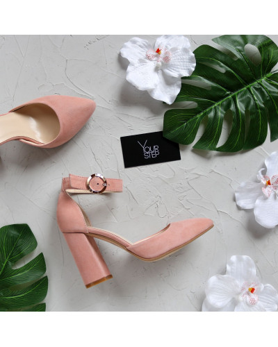 Босоніжки з натурального велюру Арт. 35-7/44Ок