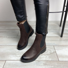 Челсі з натуральної шкіри з ефектом потертості Арт. 12-1(Sn4)