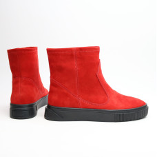 Ботинки из красного нубука Арт. 12-19/21852