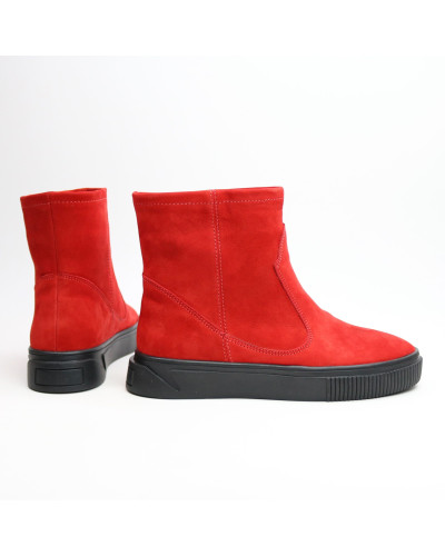 Ботинки из красного нубука Арт. 12-19/21852