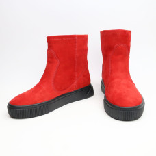 Ботинки из красного нубука Арт. 12-19/21852