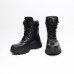 Ботинки со шнуровкой из черной кожи со вставками Арт. As-2/247