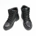 Ботинки со шнуровкой из кожи черного цвета Арт. As-4/21855
