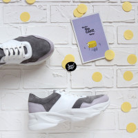 Кросівки сірого кольору Арт. Kr-4/188