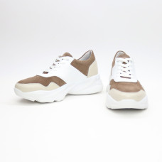 Кросівки у бежевих відтінках Арт. Kr-4/188