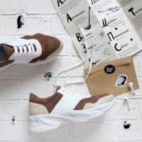 Кросівки у бежевих відтінках Арт. Kr-4/188