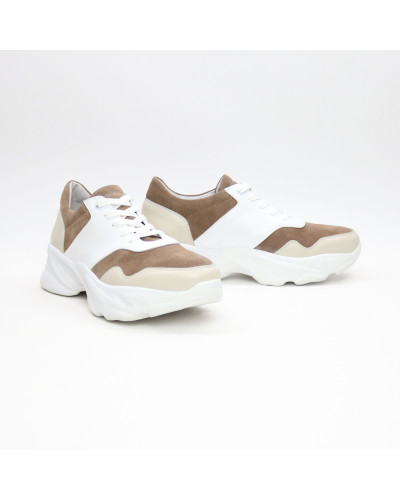 Кросівки у бежевих відтінках Арт. Kr-4/188