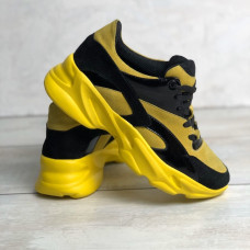 Кросівки жовтого кольору Арт. Kr-2/188