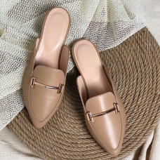 Мюлі із карамельної шкіри Арт. 17-9-2578