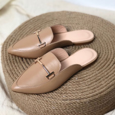 Мюлі із карамельної шкіри Арт. 17-9-2578