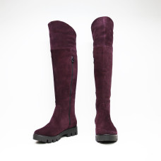 Ботфорти із замші 12-31(S2)