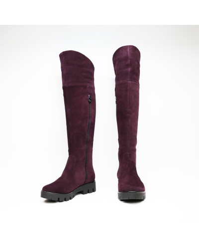 Ботфорти із замші 12-31(S2)