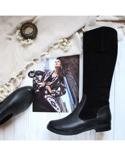 Чорні чоботи Арт. 12-7V