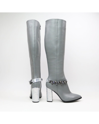 Чоботи на підборах Арт. 35-11/44Ок-3647