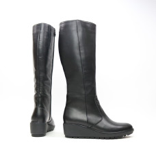 Чоботи на танкетці з натуральної шкіри Арт.30-1(Ir3)