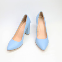 Туфлі-човники блакитного кольору Арт. 35-1/44Ок