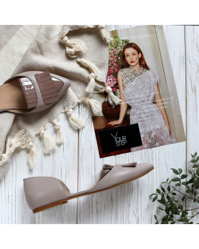 Балетки у бежевих відтінках Арт.: 17-8