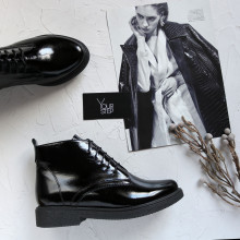 Чорні лакові черевики Арт. 12-20(Sn4)