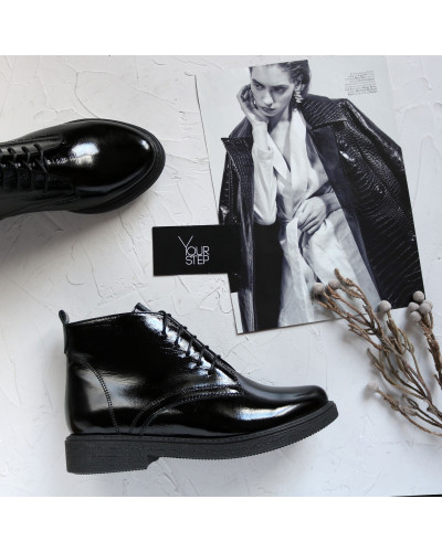 Чорні лакові черевики Арт. 12-20(Sn4)