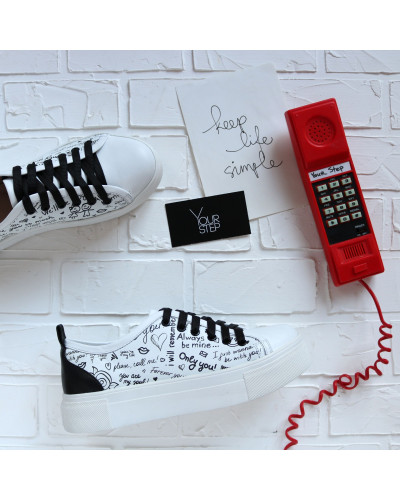 Кеди з натуральної шкіри Арт.15-4/192