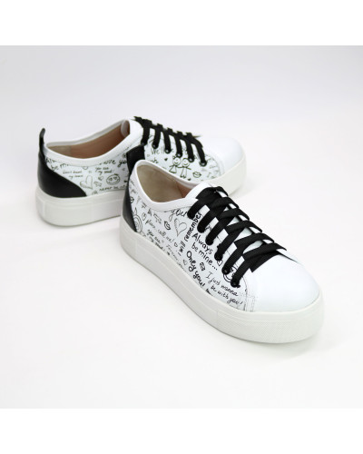 Кеди з натуральної шкіри Арт.15-4/192