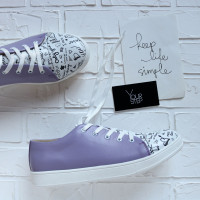 Кеди із натуральної шкіри Арт. Em-1