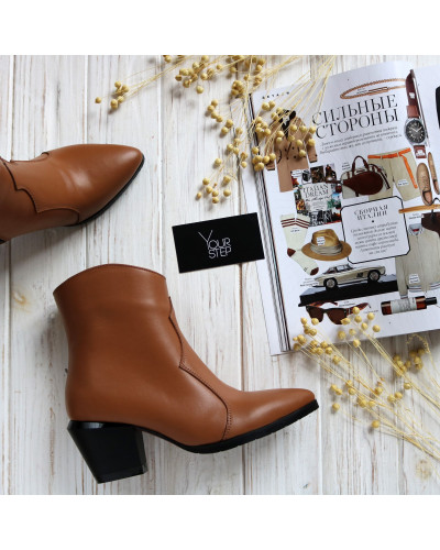 Руді шкіряні Козаки Арт. 657-11/57