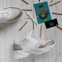 Бежеві шкіряні кросівки Арт. Kr-4/188