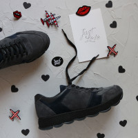 Кросівки з сірої замші Арт. Т-3 ДОП*