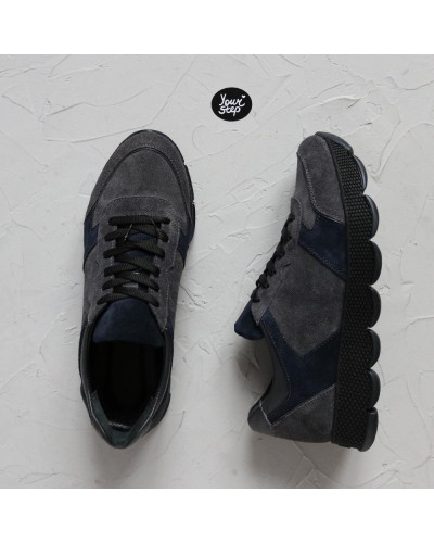 Кросівки з сірої замші Арт. Т-3 