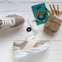 Бежеві кросівки Арт. Kr-4/188