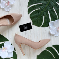 Туфлі-човники з натуральної замші Арт. 35-1/60Ок