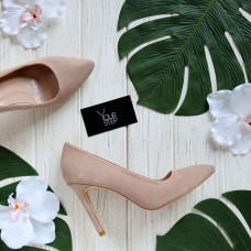 Туфлі-човники з натуральної замші Арт. 35-1/60Ок