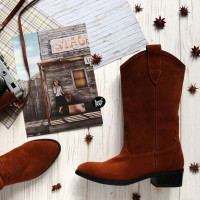 Козаки з рудої замші Арт. 306-3