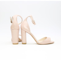 Рожеві лакові босоніжки Арт. 95-11/24Ок