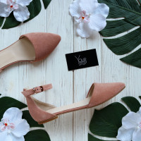 Замшеві босоніжки з гострим носом Арт.: 17-3