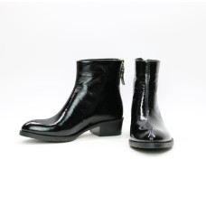 Ботинки из черного наплака Арт. 306-6(б/ф)