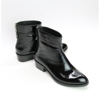 Ботинки из черного наплака Арт. 306-6(б/ф)