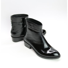 Ботинки из черного наплака Арт. 306-6(б/ф)