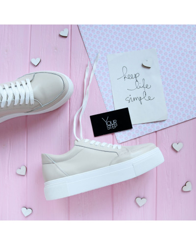 Кеди бежевого кольору Арт. Om-2/192