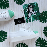 Кеди із натуральної шкіри Арт. 33-1/143