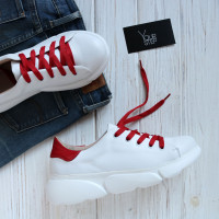 Кеди із білої шкіри Арт. 15-3(Ar)