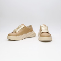 Кеди із карамельної шкіри Арт. T-1/195-Rb