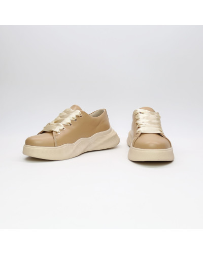 Кеди із карамельної шкіри Арт. T-1/195-Rb