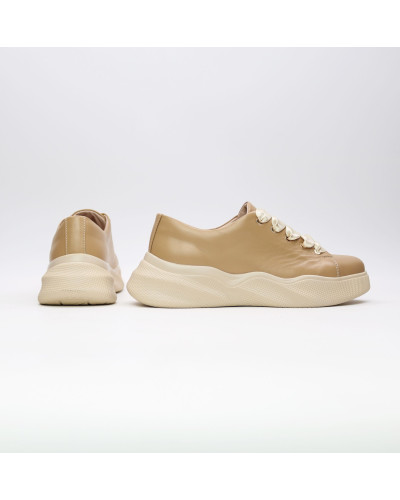 Кеди із карамельної шкіри Арт. T-1/195-Rb