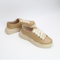 Кеди із карамельної шкіри Арт. T-1/195-Rb