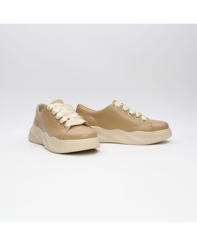 Кеди із карамельної шкіри Арт. T-1/195-Rb