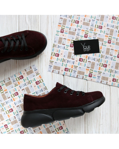 Кеди з велюру Арт. T-1(Ar)