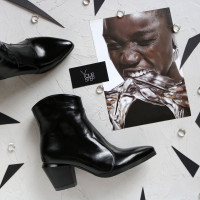 Лакові чорні Козаки Арт. 657-11/57