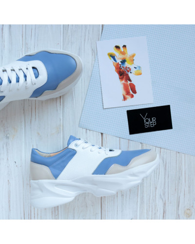 Кросівки із натуральної шкіри Арт. Kr-4/188